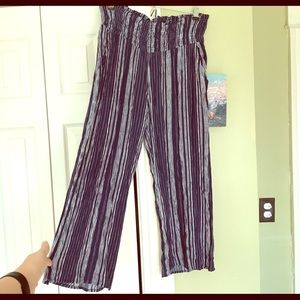 Crop striped pants